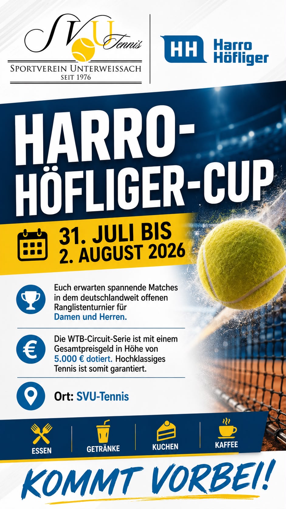Du betrachtest gerade Hochklassiges Tennis beim Harro-Höfliger-Cup