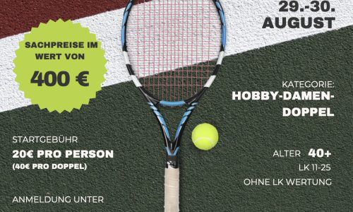Poster Hobby Damen Doppel NEU